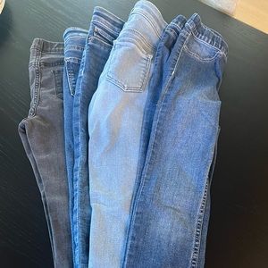 Four Pairs of H&M Girls Jeans & Jeggings in excellent condition